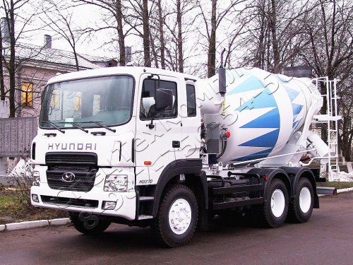 Автобетоносмесители на базе HYUNDAI HD-270